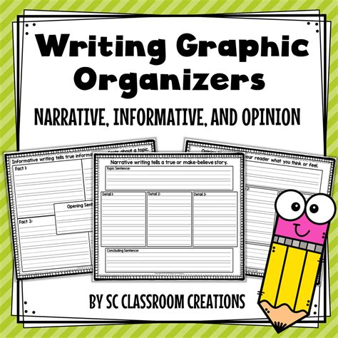 Writing Graphic Organizers For Narrative Opinion And Informative