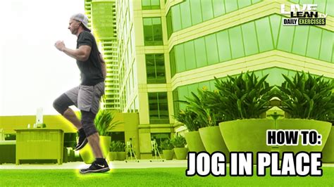 How To Jog In Place Exercise Demonstration Video And Guide Youtube