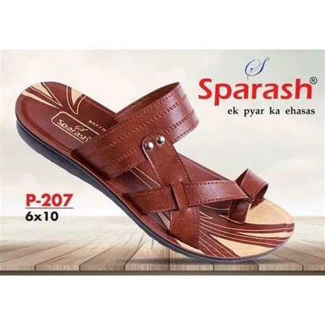 Brown Daily Wear Mens Pu Slipper Size 6x10 At Rs 150pair In New