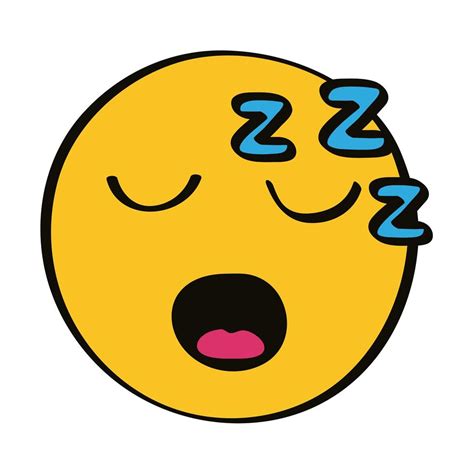 Personaje Emoji Dormido 3662129 Vector En Vecteezy