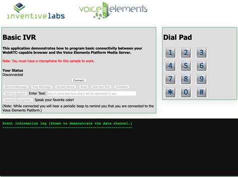 Webrtc Demos Voice Elements