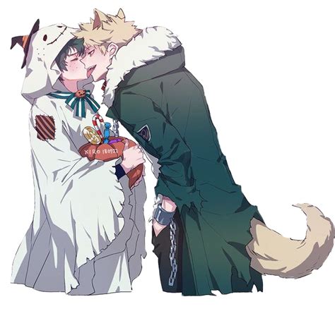 Bakudeku Halloween Bakugo Midoriya Kacchan Bakugou Baku