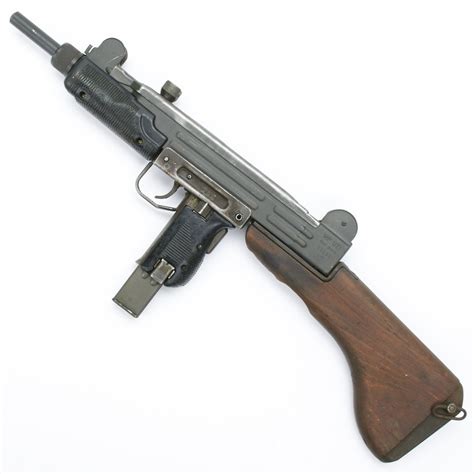 Original Israeli Uzi Display Submachine Gun With Wood Stock