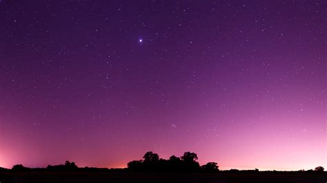 Purple Sky With Stars Hd Space Wallpapers Hd Wallpapers Id
