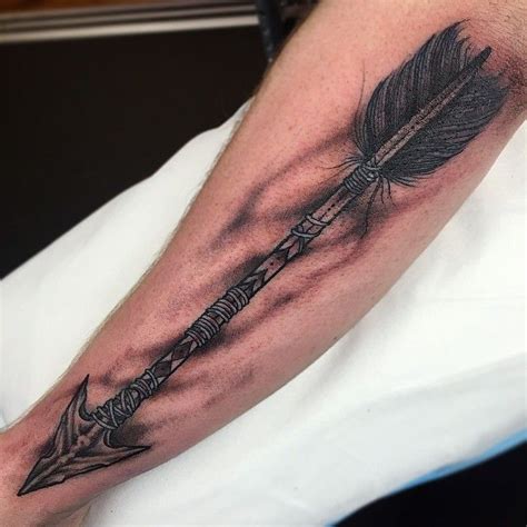Arrow tattoos has been an important element of tattoo designs. Hunter Arrow Tattoo On Forearm photo - 3 | arrow ...