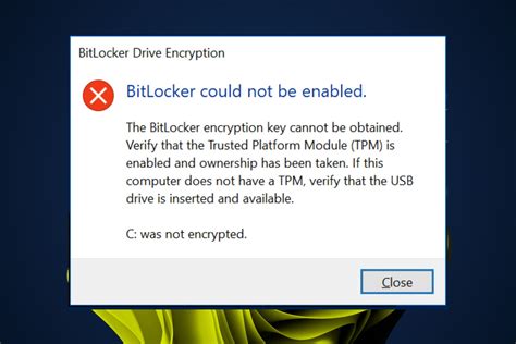 BitLocker Could Not Be Enabled 5 Ways To Fix This Error
