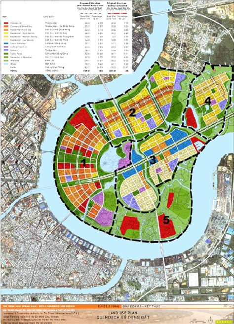 Thu Thiem New Urban Area Detail Planning And Design Land Use Plan