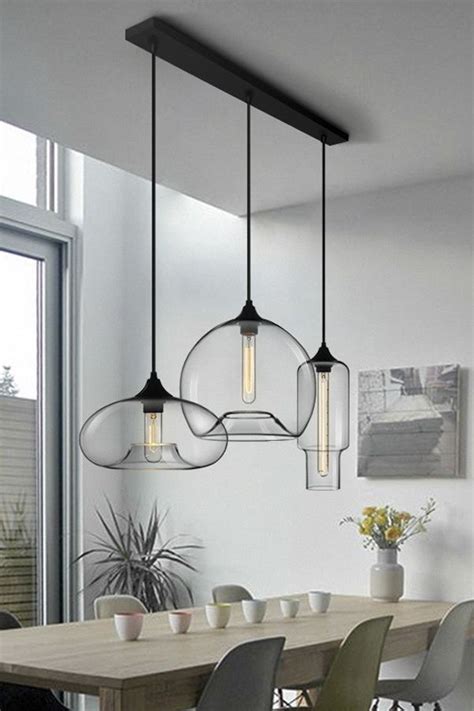 Nordic Modern Hanging 7 Color Glass Pendant Light In 2020 Dinning