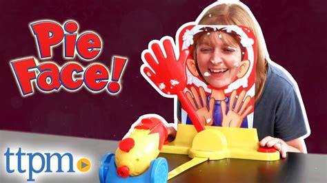 Pie Face Cannon Game Challenge Party Game Review Hasbro Toys Games Youtube