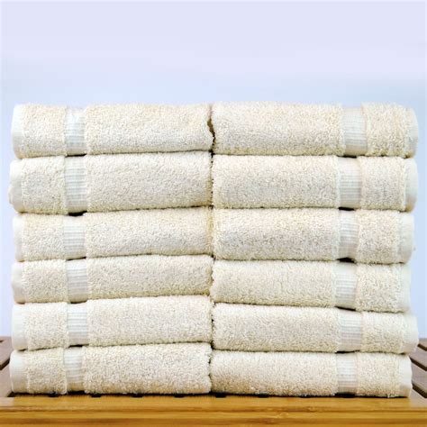 Towels 13 X 13 17 Lbsdoz 100 Turkish Cotton Beige Washcloth