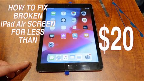 How To Fix A Broken Ipad Screen Youtube