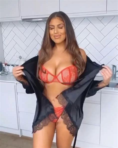 Anna Vakili Wows Love Island Fans As She Peels Off Robe To Flaunt Sheer Lingerie Daily Star