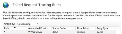 Troubleshooting Failed Requests Using Tracing In IIS Microsoft Learn