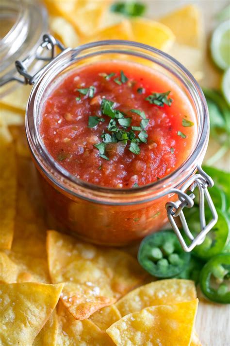 Easy Salsa Recipe Restaurant Style Peas And Crayons Blog