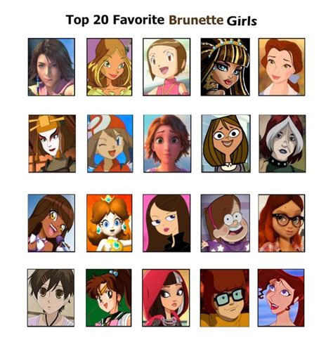 Top 20 Favorite Brunette Girls By Purfectprincessgirl Halloween