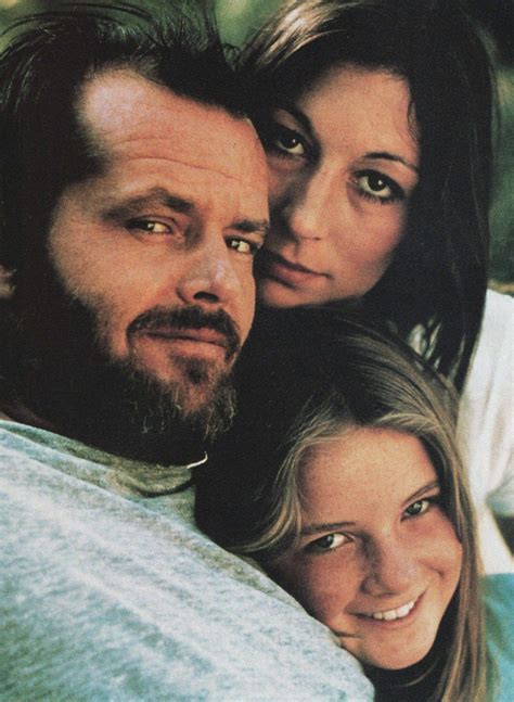 Jack Nicholson With Daughter Jennifer And Girlfriend Anjelica Huston In The Mid 70s Snaps