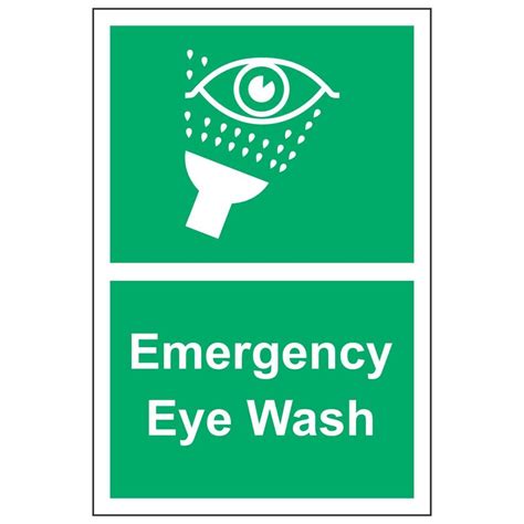 Emergency Eye Wash Linden Signs And Print