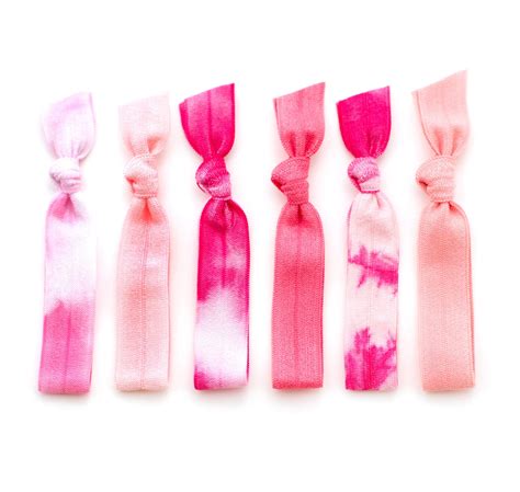 The Breast Cancer Awareness Tie Dye Hair Tie By Manemessage