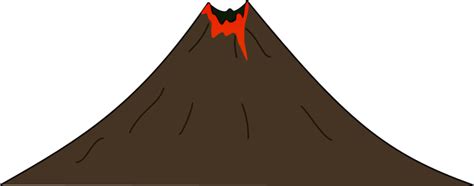 Volcano Clip Art At Vector Clip Art Online Royalty Free