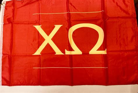 Chi Omega Official Fraternity Flags 3x5 Ft