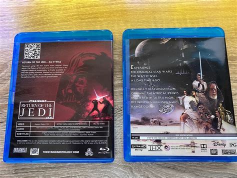 Star Wars 4k77 With Dnr And Return Of The Jedi 4k83 With Dnr 4k Etsy