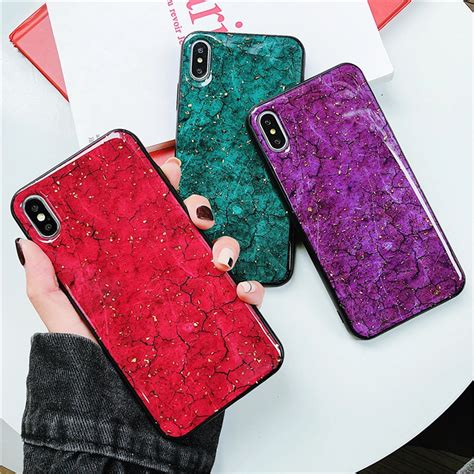 Bling Foil Gold Shell Case For Apple Iphone Xs Max Phone Cases Aphone X
