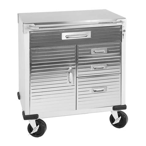 Ultrahd 4 Drawer Rolling Storage Cabinet With Stainless Steel Top