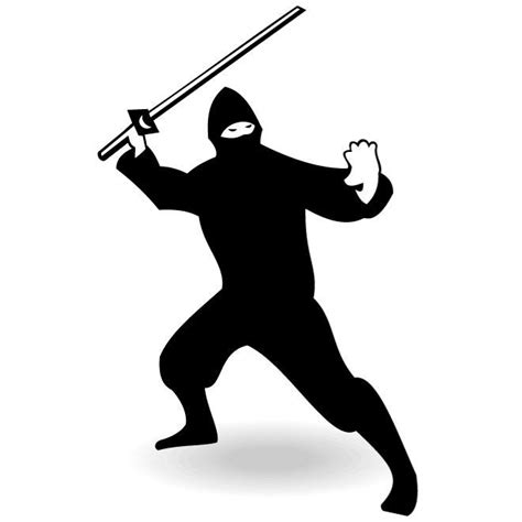 Download 20 Ninja Clipart Black And White