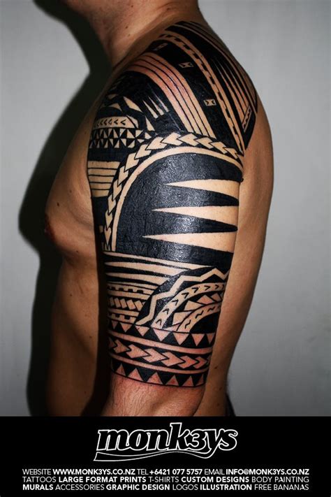 Polynesian Half Sleeve 2 By Monk3ys Tattoos On Deviantart