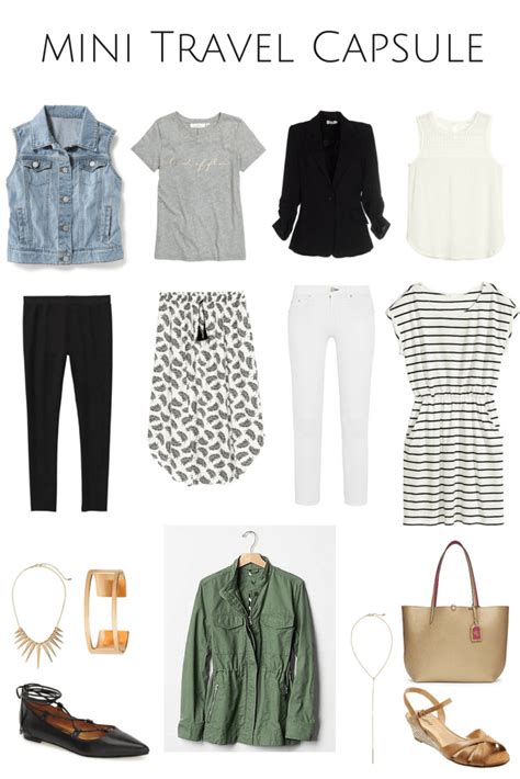 What To Pack For A Weekend Away Summer Travel Capsule Summer