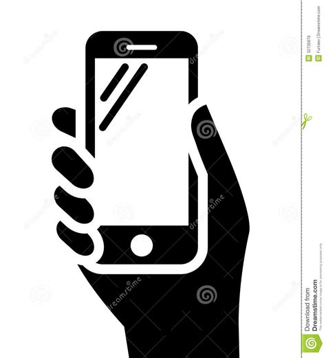 Phone In Hand Sign Royalty Free Stock Images Image 32735879