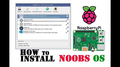 How To Install Noobs Os In Raspberry Pi 3 In Tamil Youtube