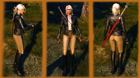 Retro Riding Style Outfit For Ciri At The Witcher 3 Nexus Mods And
