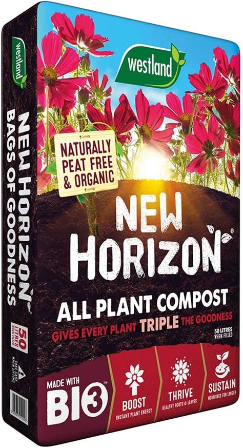 New Horizon Westland All Plant Compost 100 Peat Free 50l