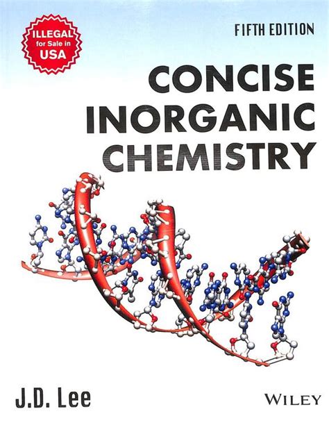Buy Concise Inorganic Chemistry Book Jd Lee 8126515546
