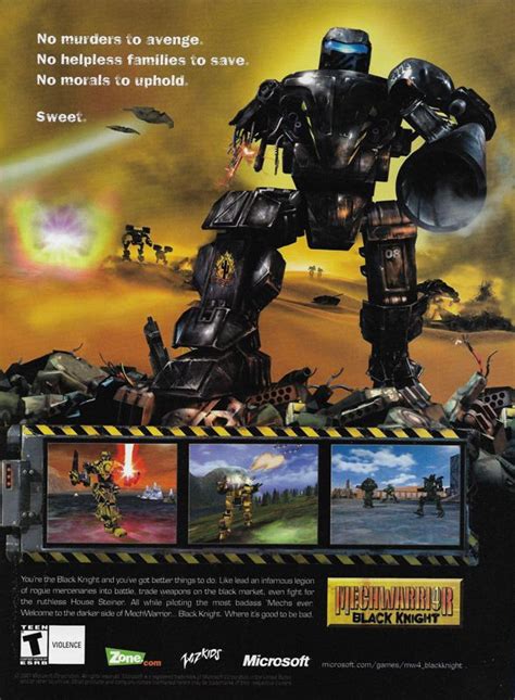 Mechwarrior 4 Black Knight Official Promotional Image Mobygames