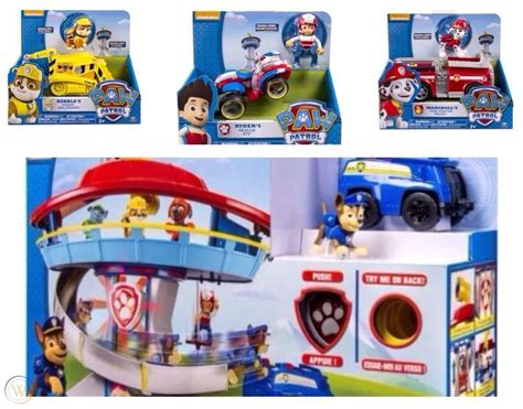 Nick Jr Paw Patrol Lookout Hq Playset Ryder Rubble Marshall Vehicle Set Lot 1808952145