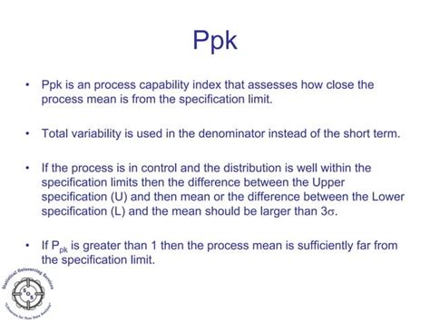Process Capability Cp Cpk Pp Ppk