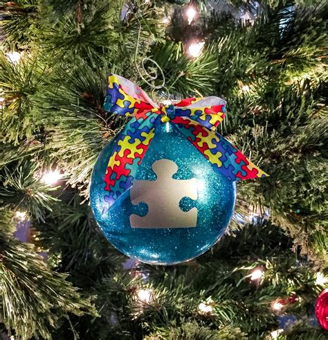 Autism Awareness Christmas Ornament By Messijessiblog On Etsy