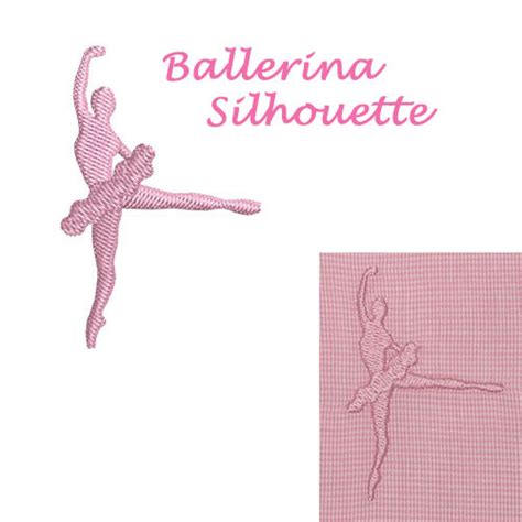 Ballerina Silhouette 3 Sizes Products Swak Embroidery