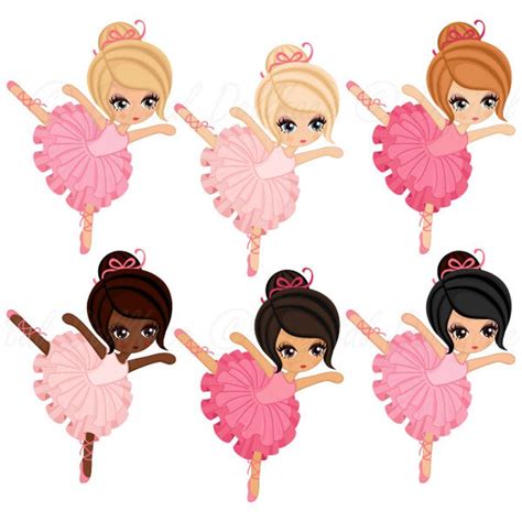 Ballerina Clipart Tutu Ballet Clip Art Ballerina Party Etsy