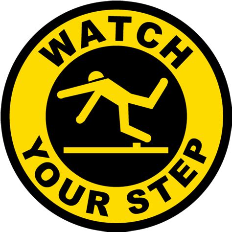 Watch Your Step Floor Sign Save 10 Instantly