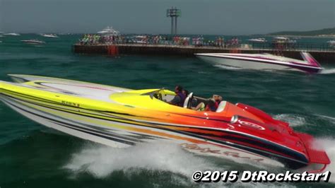 Epic Dozens Of Offshore Racing Boats Accelerating Youtube