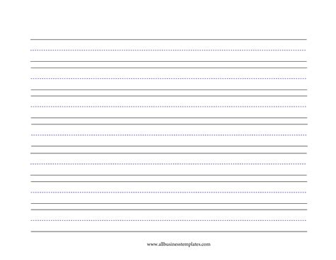 Narrow Ruled Lined Paper On A4 Sized Paper In Landscape Narrow Ruled