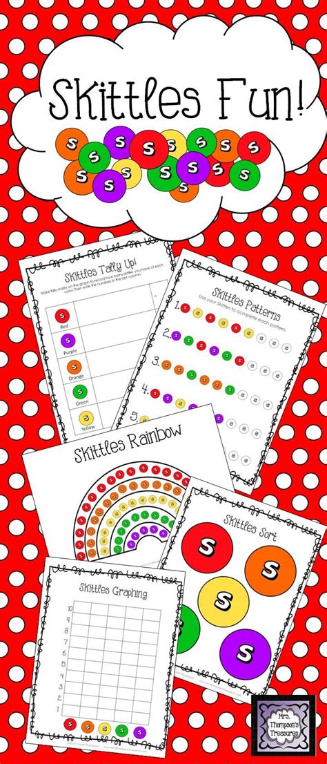 Thus, children will be able to color the shapes and different figures or pictures anyway they. Learning With Skittles - Graphing, Patterns, Sorting ...