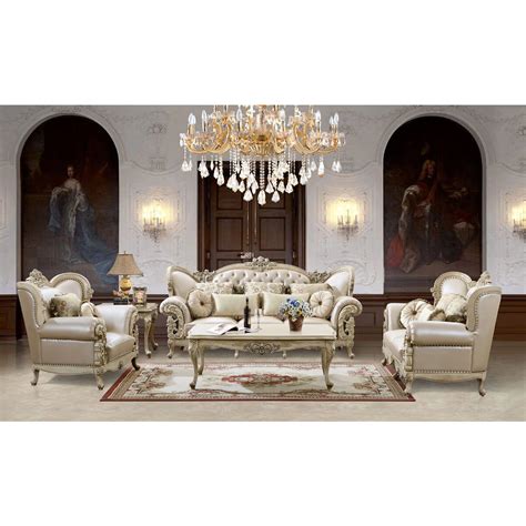 Royal European Designs Sofa Living Room Sofas Classic Style Hand Carved Living Room Wooden Sofa