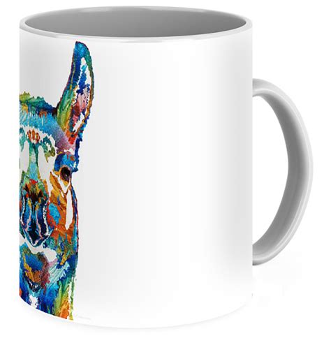 Colorful Llama Art The Prince By Sharon Cummings Coffee Mug For
