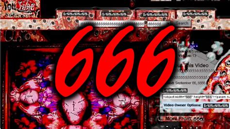 Username 666 悪魔 The Devils Youtube Channel Scariest Videos On