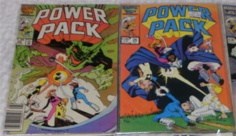2 Marvel Comic Power Pack Vol 1 25 26 Gee Mass Master Lightspeed