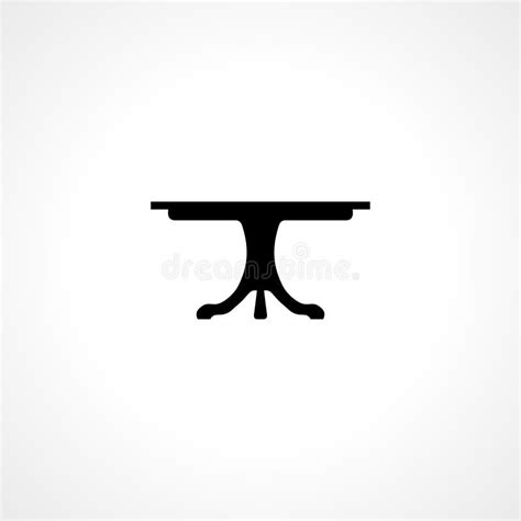 Table Icon Table Vector Icon Table Isolated Icon Stock Illustration